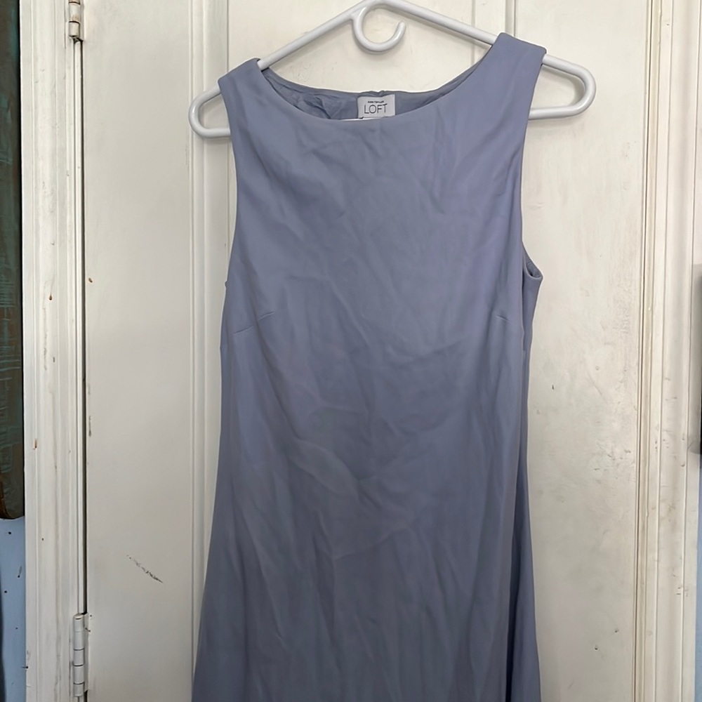 LOFT Lavender Sleeveless Shift Dress